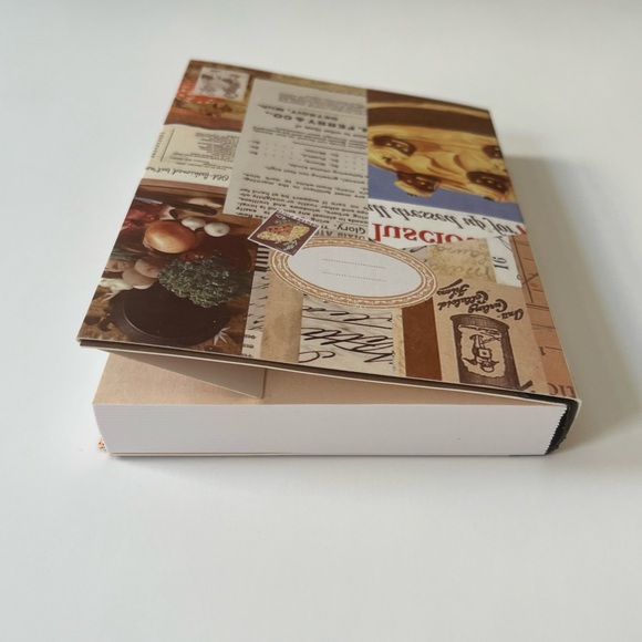 🏷️ retro vintage antique style A6 grid notebook with book cover - Picture 8 of 16